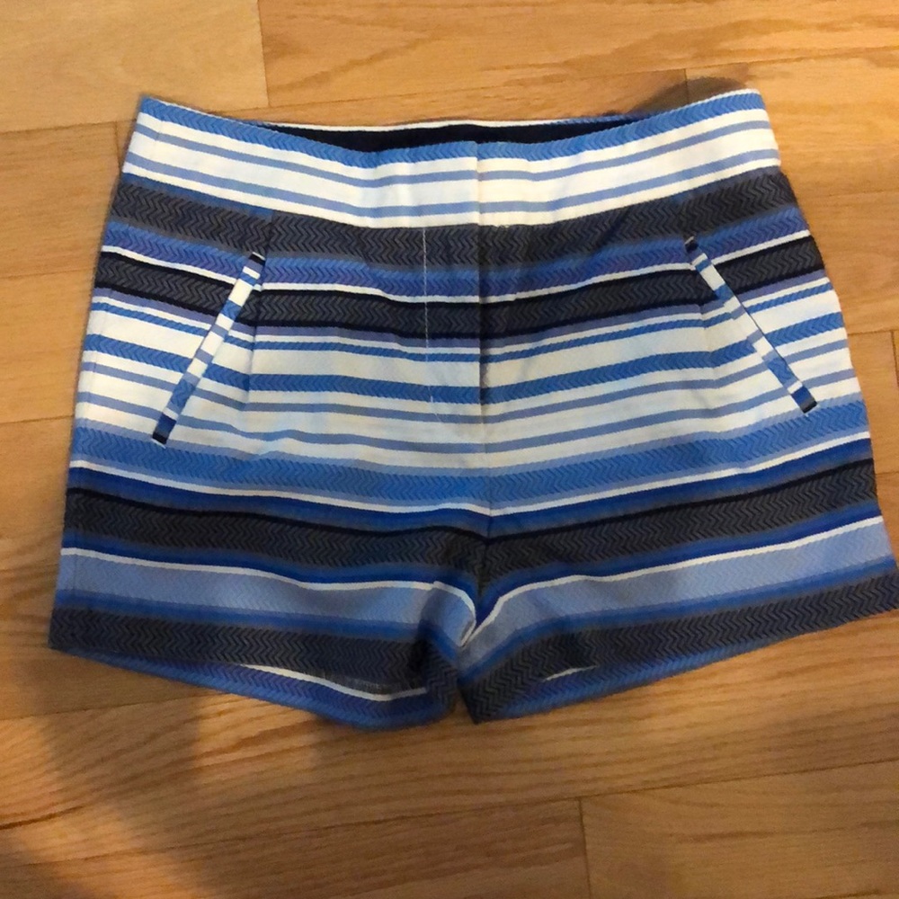 J Crew blue stripe shorts